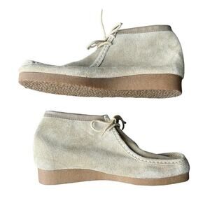 Suburbans Shoes Mens 10.5 D Leather Suede Chukka Balance Moccasin Spain MINT